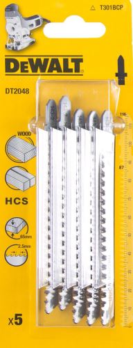 DeWALT HCS Sägeblatt für Holz, 116 mm (5 Stück) DT2048