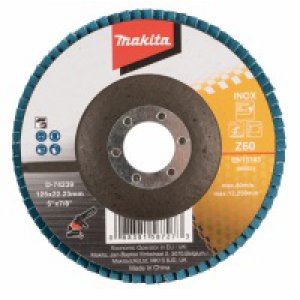 MAKITA Fächerschleifscheibe 125x22,23 mm K60 Zirkon D-74239