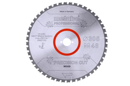 METABO Sägeblatt HW/CT 305 x 30 mm, 48 Zähne 628227000