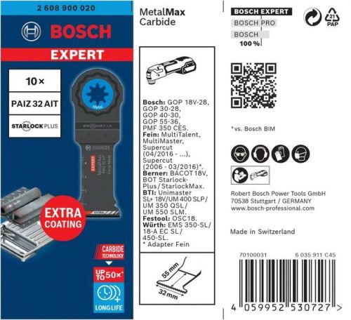 BOSCH EXPERT STARLOCKPLUS PAIZ32AIT, 10 Stück 2608900020