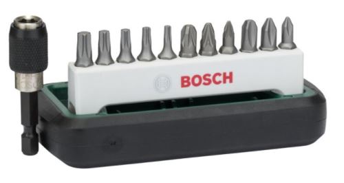 BOSCH Bitsatz (12 Stück) PH1-2-3,PZ1-2-3,T10-15-20-25-30 2608255993