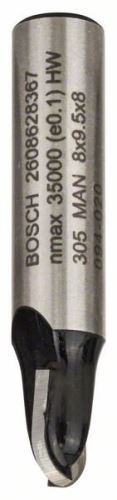 BOSCH Nutfräser 8 mm, R1 4 mm, D 8 mm, L 9,2 mm, G 40 mm 2608628367