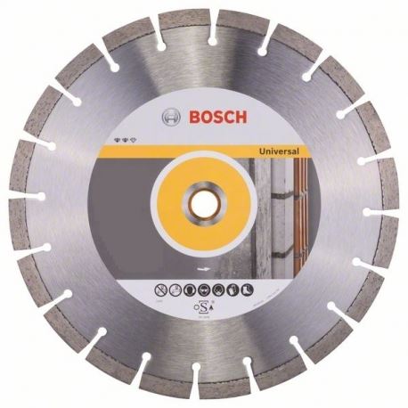 BOSCH Diamant-Trennscheibe ECO für Universal 180x22,23x2,6x7 (10 Stück) 2608615047