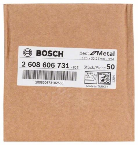 BOSCH Fiber-Schleifscheibe R574, Best for Metal D = 125 mm; K = 24 2608606731