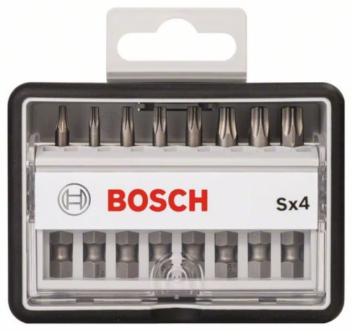 BOSCH 8-teiliges Schraubendreher-Bit-Set Robust Line, Sx Extra-Hart 49 mm, 8-teiliges Set 2607002556