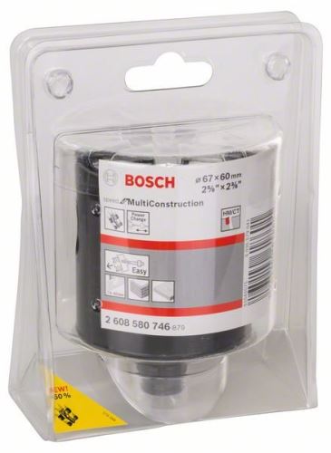 BOSCH Speed für Multi Construction Locher 67 mm, 2 5/8" 2608580746