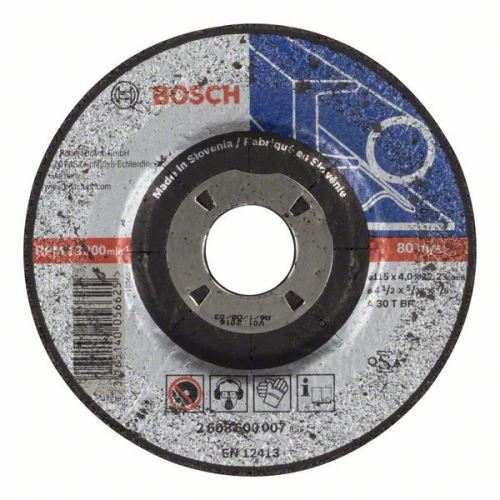 BOSCH Profilierte Schruppscheibe Expert for Metal A 30 T BF, 180 mm, 6,0 mm 2608600315