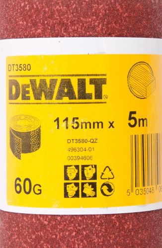 DeWALT Schleifpapierrolle 5 m x 115 mm, P60 DT3580