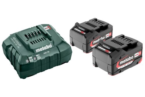 METABO Basisset (Ladegerät + Akkus) 18V / 2 x 4,0 Ah 685050000