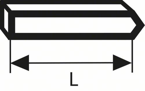 BOSCH Stecknadeln/Nadeln, Typ 41 14 mm (1000 Stück) 2609200292