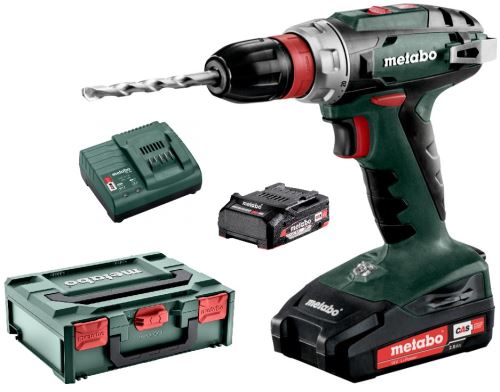 Akku-Bohrschrauber METABO BS 18 Quick 2x2,0 Li-Power, SC60 602217500