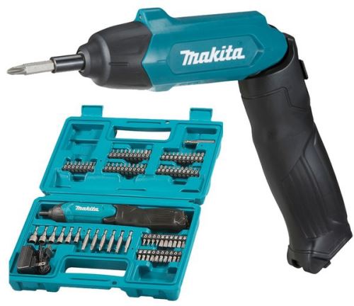 Makita Akku-Bohrschrauber mit Zubehör 1/4" Li-Ion 3,6V DF001DW