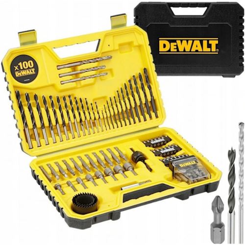 DeWALT Bohrer- und Bit-Set im Koffer (100 Stück) DT71563