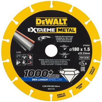 DeWALT Diamanttrennscheibe EXTREME METAL 230 x 2,1 mm DT40255