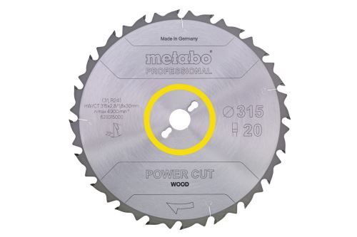 METABO Sägeblatt HW/CT 300 x 30 mm, 28 Zähne 628014000