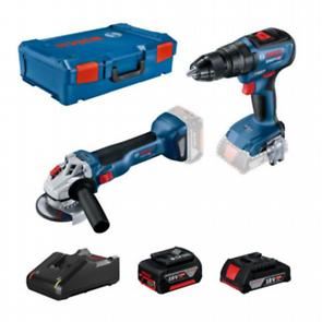 Bosch Professional Set: Akku-Winkelschleifer GWS 18V-10 + Akku-Kombischrauber GSB 18V-50 + 1x Akku 2,0 Ah + 1x Akku 5,0 Ah in XL-BOXX 0615990M9K