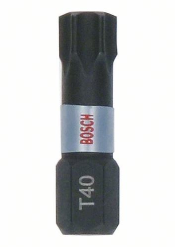 BOSCH Bitsatz Impact T40 25 mm, 25 Stück, Tic Tac 2607002808