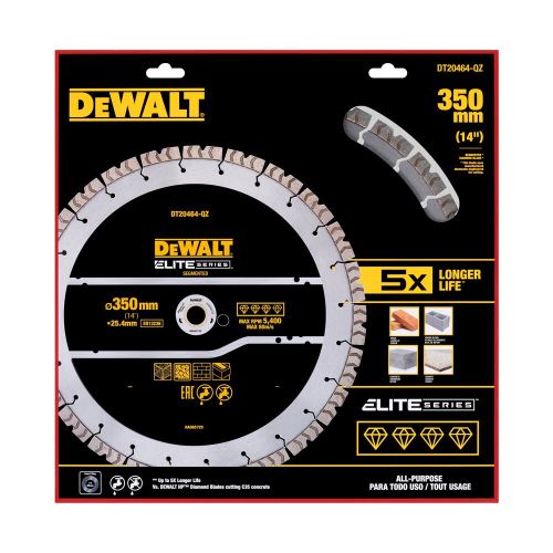 DeWALT segmentiertes Diamantsägeblatt, 350 mm DT20464