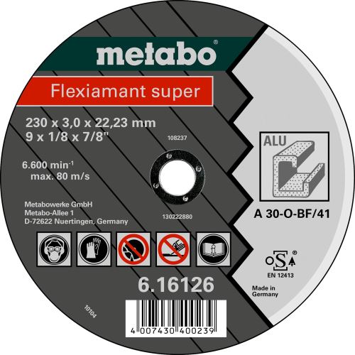 METABO Trennscheibe - Nichteisenmetalle 125x2,5x22,2 616752000