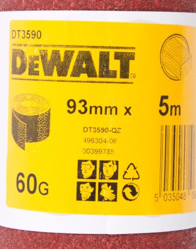 DeWALT Schleifpapierrolle 25 m x 93 mm, P120 DT3597