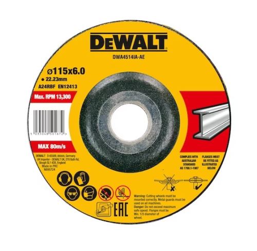 DeWALT Metalltrennscheibe 115 x 6,3 x 22,23 mm DWA4514IA