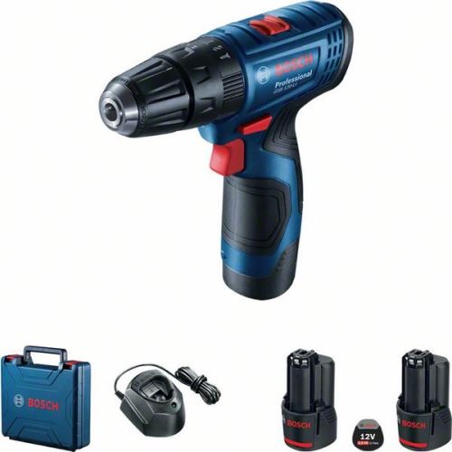 BOSCH Akku-Kombischrauber GSB 120-LI Professional, 2x12V 2,0Ah 06019G8100