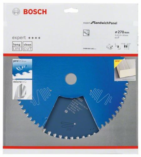 BOSCH Sägeblatt Expert für Sandwichplatte 270 x 30 x 2,4 mm, 60 2608644145