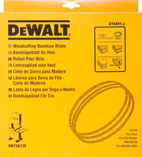 DeWALT Universal-Sägeband für DW738/9 universal, Breite 12 mm DT8481