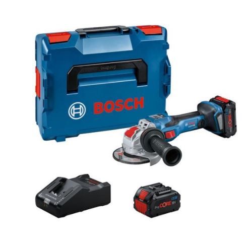 Bosch Akku-Winkelschleifer BITURBO mit X-LOCK GWX 18V-15 SC 06019H6501