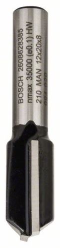 BOSCH Nutfräser 8 mm, D1 12 mm, L 20 mm, G 51 mm 2608628385