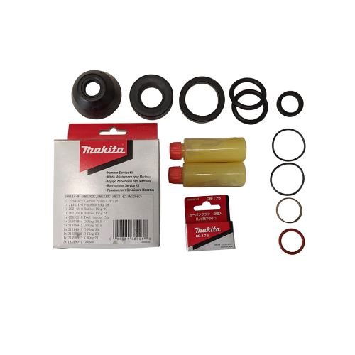 MAKITA Service-Kit (Dichtung+Rundschreiben+Schmiermittel+Kohle) für HM1203/HM1213/HM1214C 195114-9