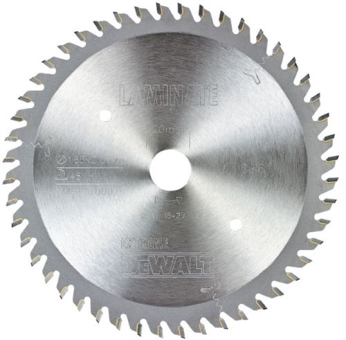 DeWALT Tauchsägeblatt Laminat 165 x 20 mm 48 Zähne DT1086