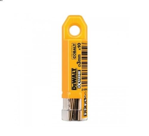 DeWALT Metallbohrer HSS-E COBALT 3,0 x 61 mm (10 Stück) DT4920