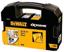 DeWALT Bimetall-Lochstanzset – Multimaterial (10 Stück) DT90358