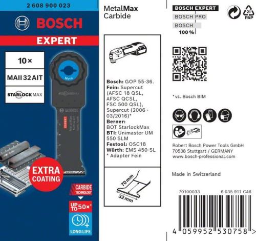 BOSCH EXPERT STARLOCKMAX MAII32AIT, 10 Stück 2608900023