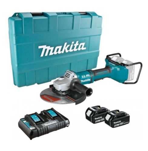 Makita Akku-Winkelschleifer 230mm Li-Ion LXT 2x18V/5,0Ah DGA900PT2