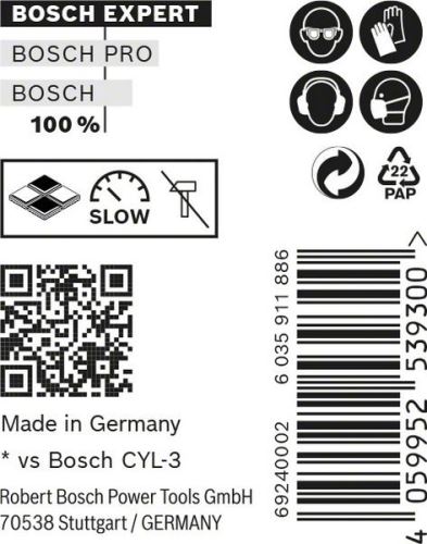 BOSCH EXPERT CYL-9 MultiConstruction 4x40, 10 Stück 2608900637