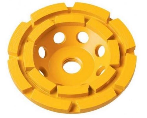 DeWALT DIA Disc Scheibe für Beton, 2 Reihen Segmente, 125 mm DT3796