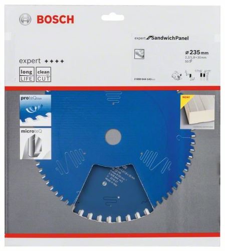 BOSCH Sägeblatt Expert für Sandwichplatte 235 x 30 x 2,2 mm, 50 2608644143