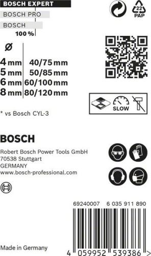 BOSCH EXPERT CYL-9 MultiConstruction 4/5/6/8 (4 Stück) 2608900645