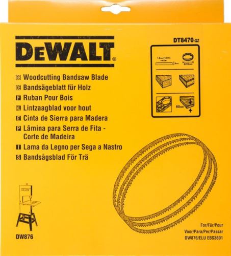 DeWALT Sägeband für Holz und Kunststoff, Schnitzen, Breite 4 mm DT8470