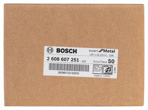 BOSCH Fiber-Schleifscheibe R444, Expert for Metal D = 180 mm; K = 24 2608605484