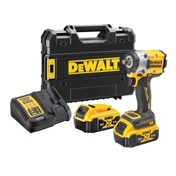 DEWALT Aku Schlagschrauber 1/2'', 2x 5Ah Akku mit Riemen DCF921P2LRT