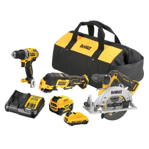 DeWALT Maschinenset 12V, 3er-Pack DCK317P1D1