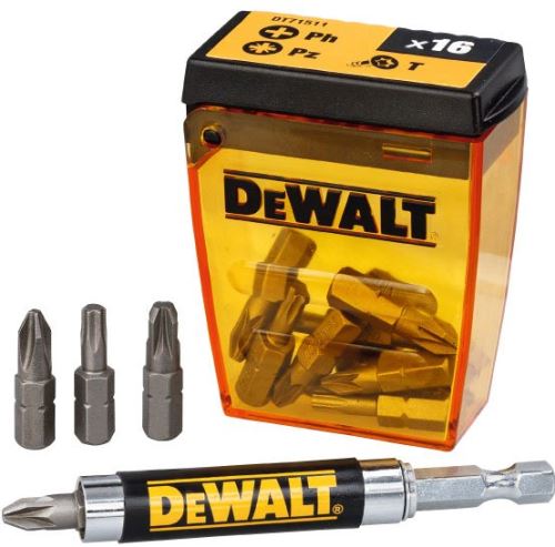 DeWALT Bit-Set (16 Stück), Magnetführung DT71511