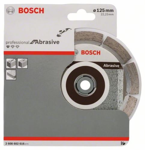 BOSCH Diamant-Trennscheibe Standard für Schleifmittel 125 x 22,23 x 6 x 7 mm 2608602616