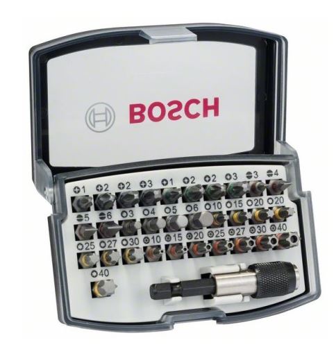 BOSCH 32-teiliges Schraubendreher-Bit-Set 2607017564