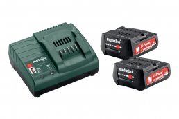 METABO Basisset (Ladegerät + Akkus) 12V/ 2 x 2,0 Ah 685300000