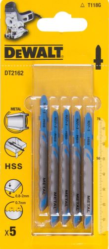 DeWALT Sägeblatt HSS, für Aluminium (4 bis 15 mm), 100 mm (5 Stück) DT2163