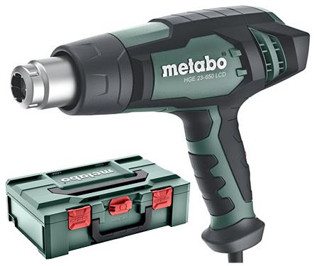 Metabo HGE 23-650 LCD Heißluftpistole + Metabox 603065500